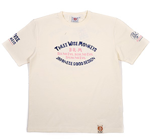 RMT-271 OFF-WHITE  | 和柄 |  爆烈爛漫娘 | Tシャツ