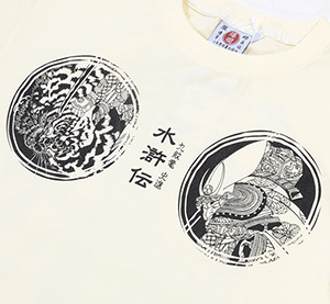 RMT-272 OFF-WHITE  | 和柄 |  爆烈爛漫娘 | Tシャツ