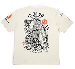 RMT-272 OFF-WHITE  | 和柄 |  爆烈爛漫娘 | Tシャツ