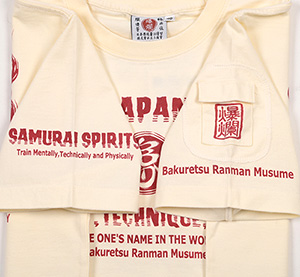 RMT-294 OFF-WHITE  | 和柄 |  爆烈爛漫娘 | Tシャツ