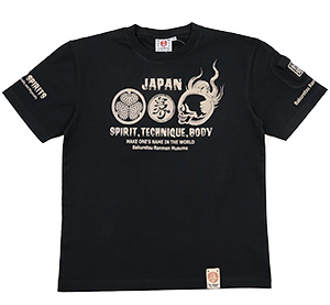 RMT-294 OFF-WHITE  | 和柄 |  爆烈爛漫娘 | Tシャツ