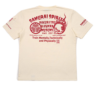 RMT-294 OFF-WHITE  | 和柄 |  爆烈爛漫娘 | Tシャツ