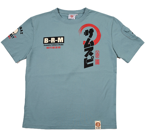 RMT-334 OFF-WHITE  | 和柄 |  爆烈爛漫娘 | Tシャツ
