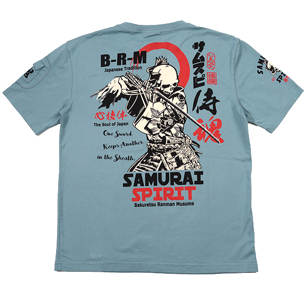 RMT-334 OFF-WHITE  | 和柄 |  爆烈爛漫娘 | Tシャツ