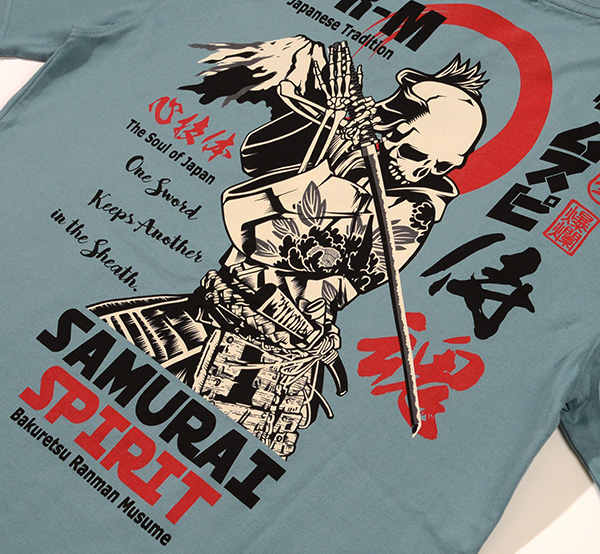 RMT-334 OFF-WHITE  | 和柄 |  爆烈爛漫娘 | Tシャツ