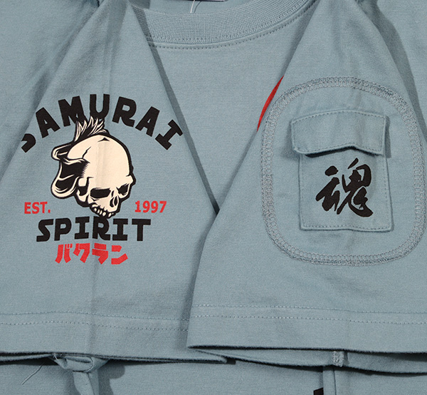 RMT-334 OFF-WHITE  | 和柄 |  爆烈爛漫娘 | Tシャツ