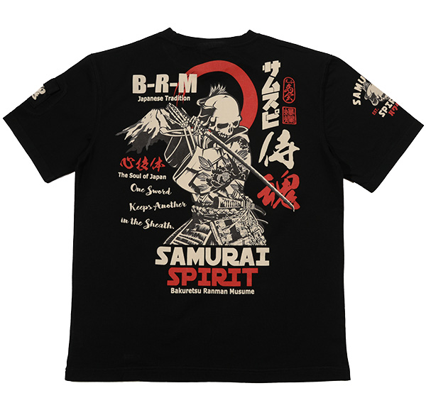 RMT-334 OFF-WHITE  | 和柄 |  爆烈爛漫娘 | Tシャツ