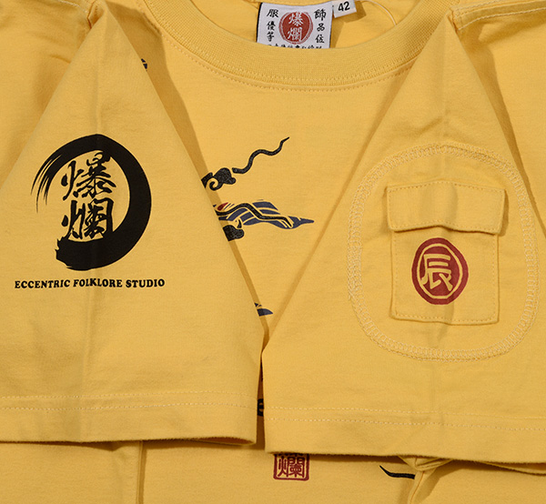 RMT-336 OFF-WHITE  | 和柄 |  爆烈爛漫娘 | Tシャツ