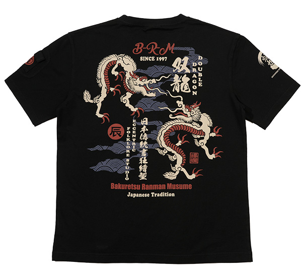 RMT-336 OFF-WHITE  | 和柄 |  爆烈爛漫娘 | Tシャツ