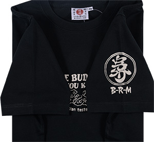 RMT-256 BLACK | 和柄 |  爆烈爛漫娘 | Tシャツ
