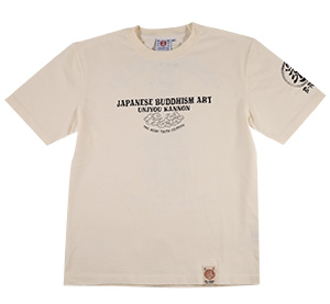 RMT-256 OFF-WHITE  | 和柄 |  爆烈爛漫娘 | Tシャツ