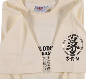 RMT-256 OFF-WHITE  | 和柄 |  爆烈爛漫娘 | Tシャツ