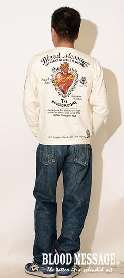  和柄 |  BLOOD MESSAGE | ロングスリーブTシャツ