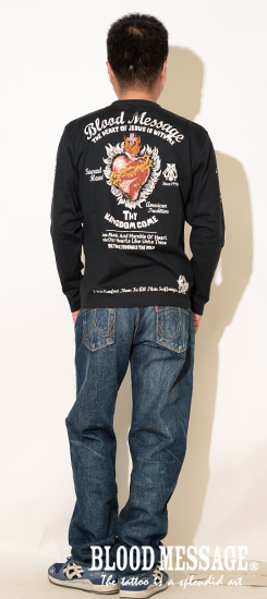 LLT-880モデル2 | 和柄 |  BLOOD MESSAGE | Tシャツ