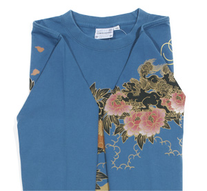 PYLT-178 INK BLUE | 和柄 |  PEAK'D YELLOW | Tシャツ