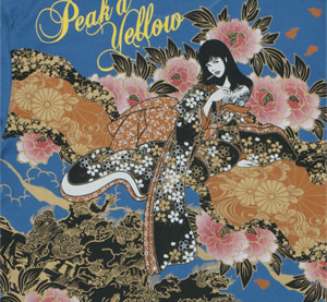 PYLT-178 INK BLUE | 和柄 |  PEAK'D YELLOW | Tシャツ