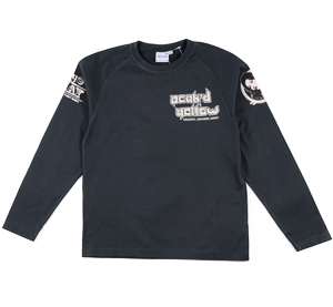 PYLT-187 BLACK  | 和柄 |  PEAK'D YELLOW | Tシャツ